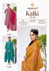 Kalki Vol 42 By Suryajyoti Jam Satin Discharge Dress Materials 